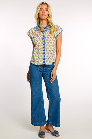 Kate Top Tulip Ivory Elizabeth James