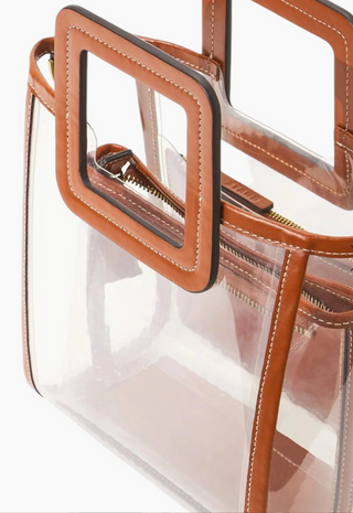 Stadium Mini Shirley Bag Clear Tan STAUD