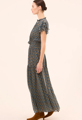 Maribar Dress Dandelions Chiffon Misa