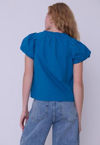 Lia Top Blue Sapphire Love The Label