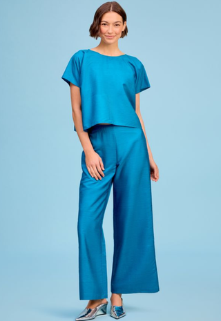 Frame Top Teal Livro