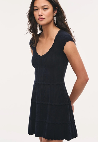 Taegan Dress Midnight Kiss Love Shack Fancy