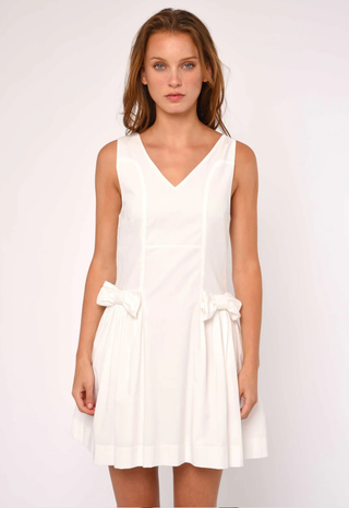 Prim Mini Dress Bright White Love The Label