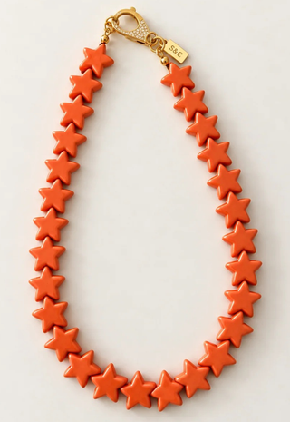 Star Necklace Large Smith & Co - Orange