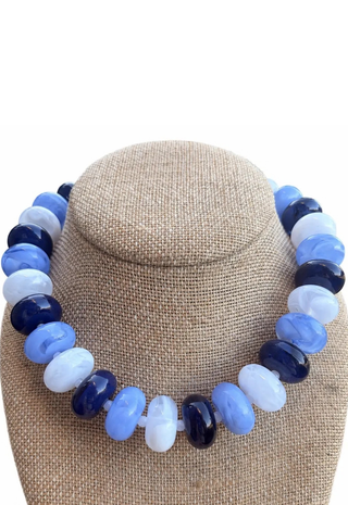 Blue Belle Rory Rondelle Necklace - Blue Belle