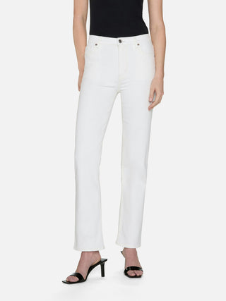 Le Sleek Straight White Frame