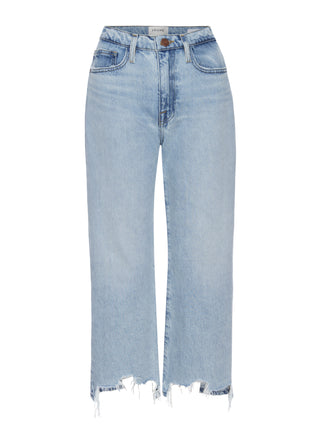 Le Jane Crop Bite Hem Fizz Indigo Frame