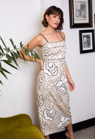 Sonya Midi Dotted Anna Cate