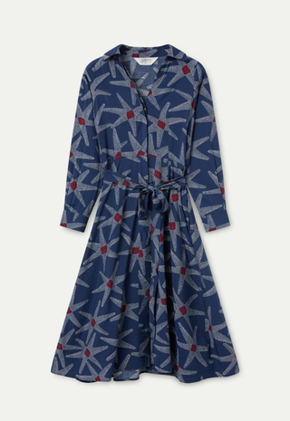 Starship Print Midi Dress Compañía Fantástica