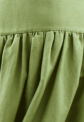 Newberry Dress in Glass Green