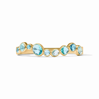Kaleidoscope Hinge Bangle Bahamian Blue Julie Vos