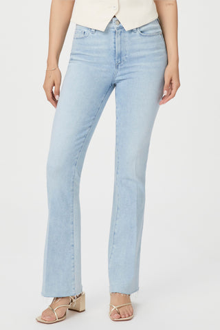 High Rise Laurel Canyon 32" W/ Raw Hem Shooting Star Paige