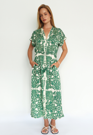 Long Tunic Mya Vs Green Mantra Poupette St. Barth