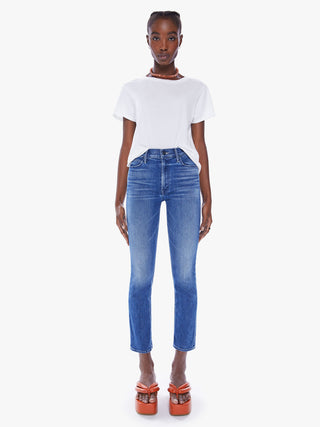 The Mid Rise Dazzler Ankle Wish on a Star MOTHER denim