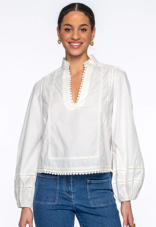 Katie Top Solid White Elizabeth James