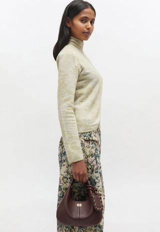 Hobo Mini Grained Chicory Coffee Ganni