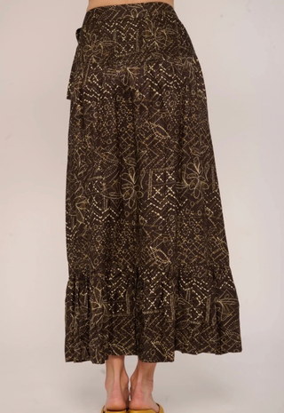 Belle Midi Skirt Forest Enchantment Print Love The Label