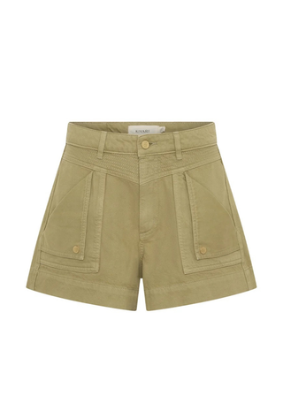 Celene Denim Shorts Olive Kigali