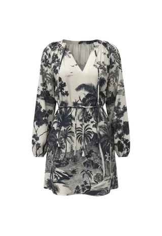 Lisette Dress Bermuda Toile Hunter Bell
