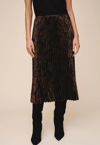 Pleated Skirt Micro Leopard Bella Dahl