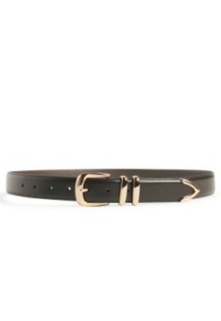 The Jordan Belk Dark Brown - Gold Favorite Daughter