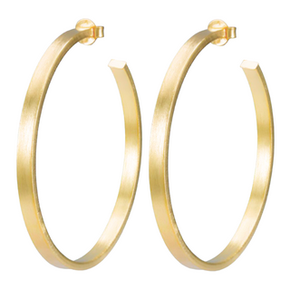 Lunaria Hoops Shiny 18K Gold Plated BR1910