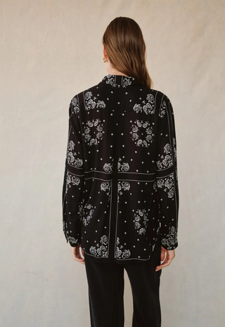 Classic Button Down Bandana Print Bella Dahl