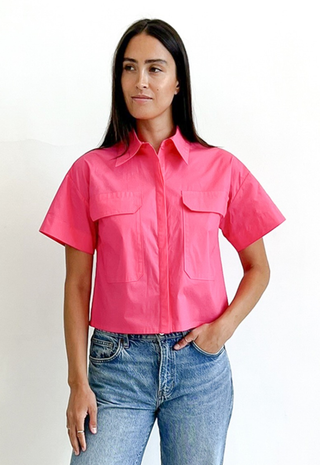 Loreta Top Magenta Trina Turk