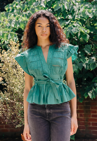 Madelyn Top Foliage Green Love The Label