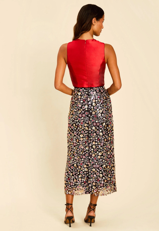 Chandler Pencil Skirt Orchid Multi Mestiza