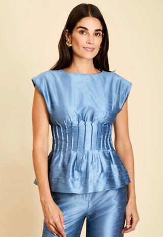Quinn Top Lapis Blue Mestiza