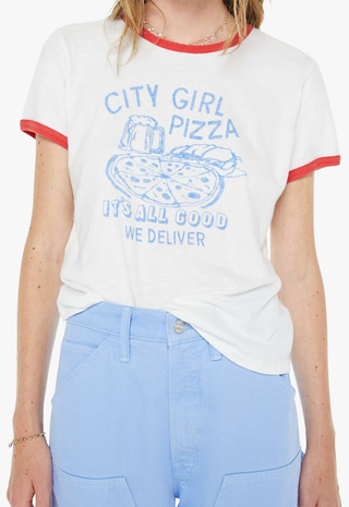 The Lil Goodie Ringer City Girl Pizza MOTHER
