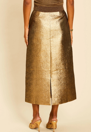 Townes Midi Skirt Gold Mestiza