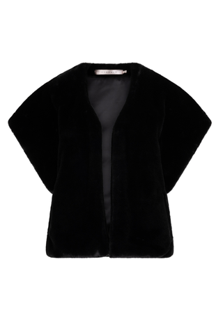 Gilet Oversized Fake Fur Esqualo