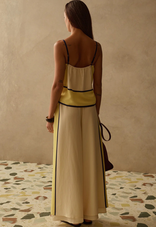 The Sian Top Canary Stripe Sancia