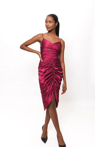 Sanra Dress Plum Hutch