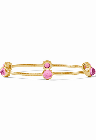 Milano Luxe Bangle Iridescent Tourmaline Pink Julie Vos