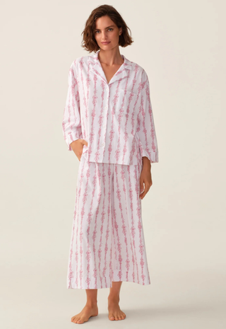Women's Pima Olivia Wide Leg Pink Mayfair Toile Petite Plume
