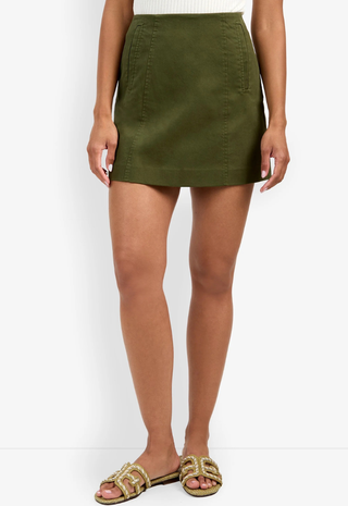 Lavan Skirt Jungle Green Trina Turk