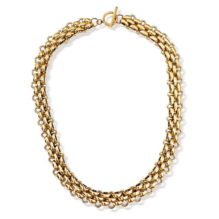 Rosalinda Chunky Chain Toggle Necklace Ellie Vail
