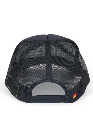 Logo Rainbow Vintage Low Rise Trucker Hat - Aviator Nation