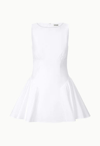 staud white dress Gwen Mini Dress White STAUD – Monkee's of Georgetown
