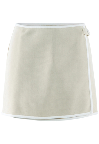 Wrap Skort Sand Emily Mccarthy