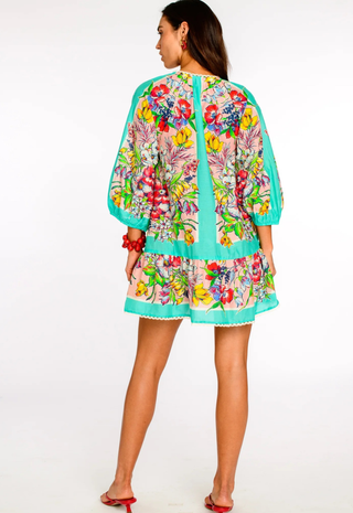 Blossom Beach Dress Vintage Scarf Elizabeth James