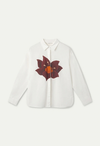 Cotton Shirt Flor Rivera Print Compañia Fantastica