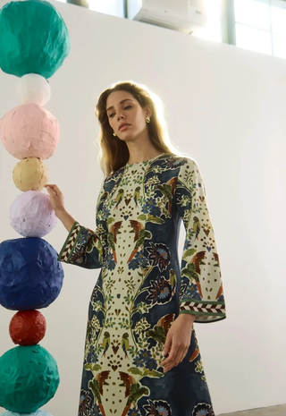 Townes Dress Birds Of A Feather Navy Hunter Bell