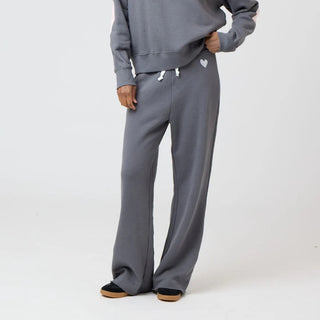 Weekend Barb Sweatpant Faded Carbon Kerri Rosenthal