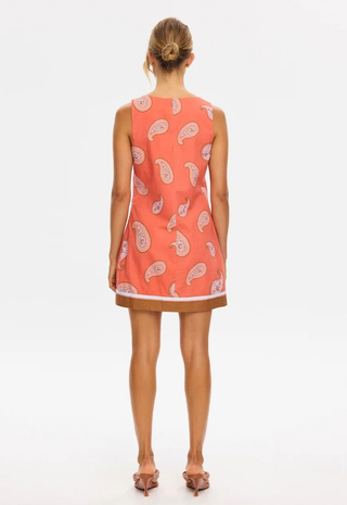 Ezra Mini Dress Coral Kivari