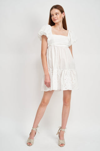 Kalani Embroidered Dress En Saison