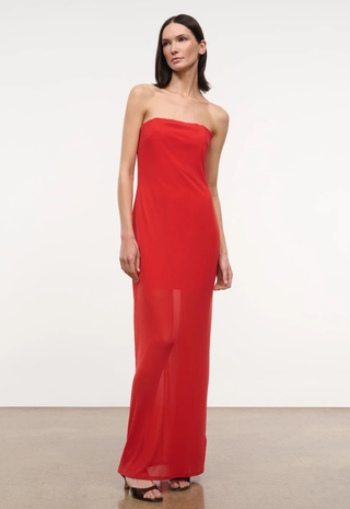 Liliana Dress Tomato Staud